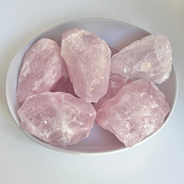 Rose Quartz Raw - Love & Light
