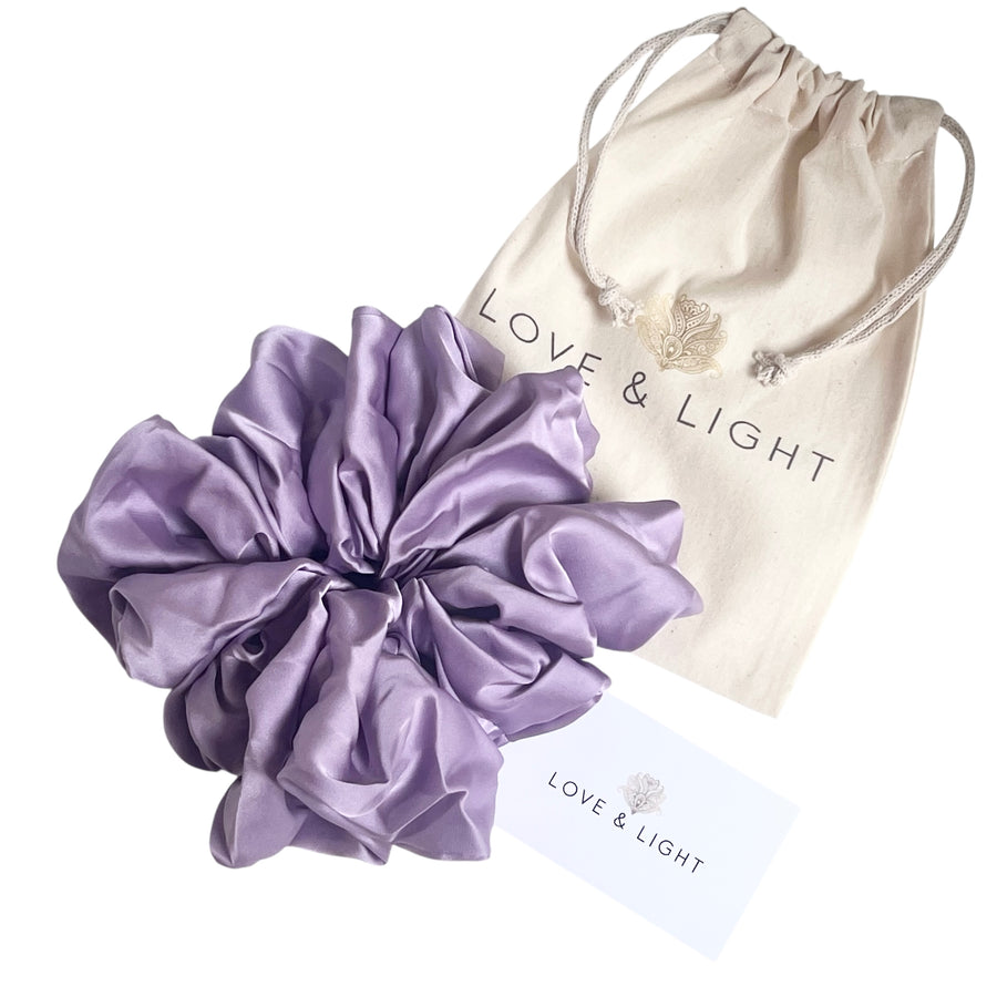 Luxe Oversized Scrunchie - Love & Light