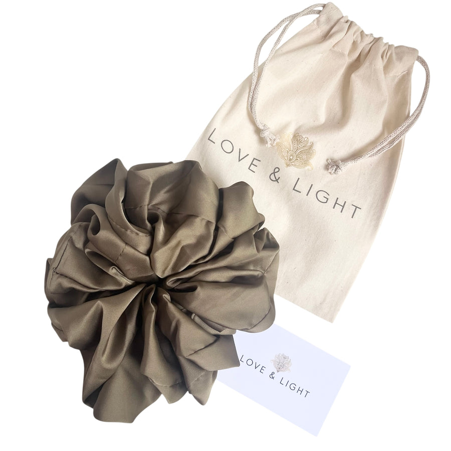 Luxe Oversized Scrunchie - Love & Light