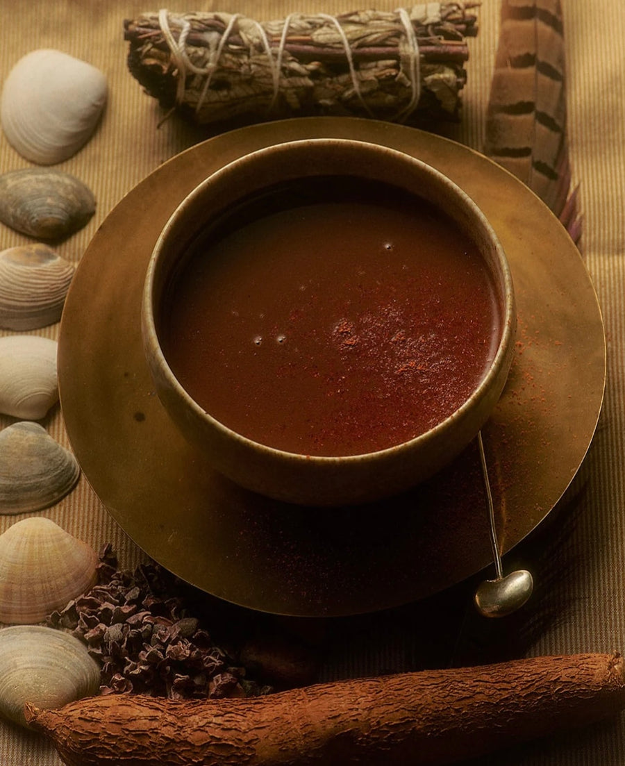 Chuncho Drinking Cacao - Love & Light