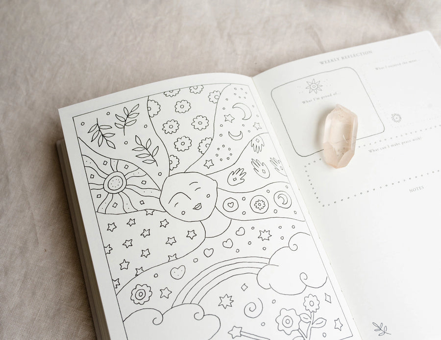 'A Year of Coming Home' Guided Self-Love Journal - Love & Light