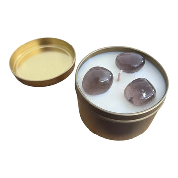 100% Pure Essential Oil Crystal Soy Candles - Love & Light