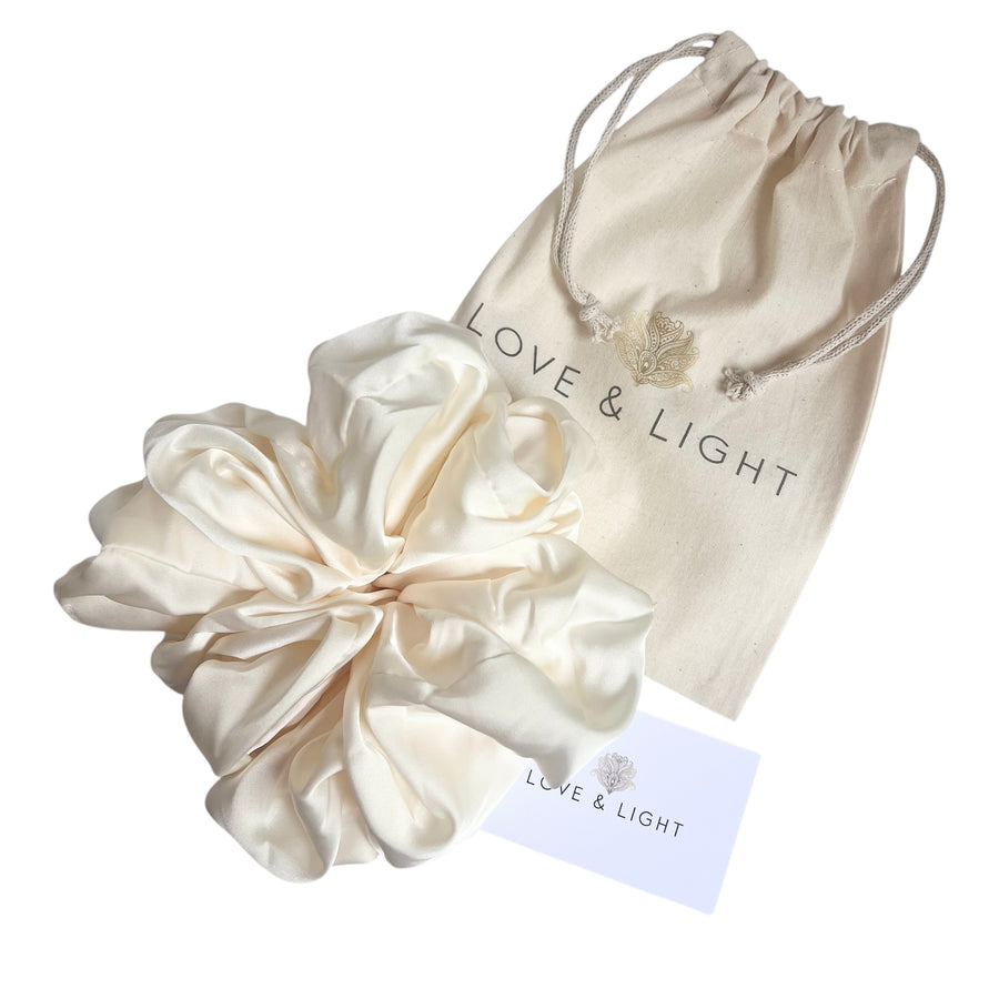 Luxe Oversized Scrunchie - Love & Light
