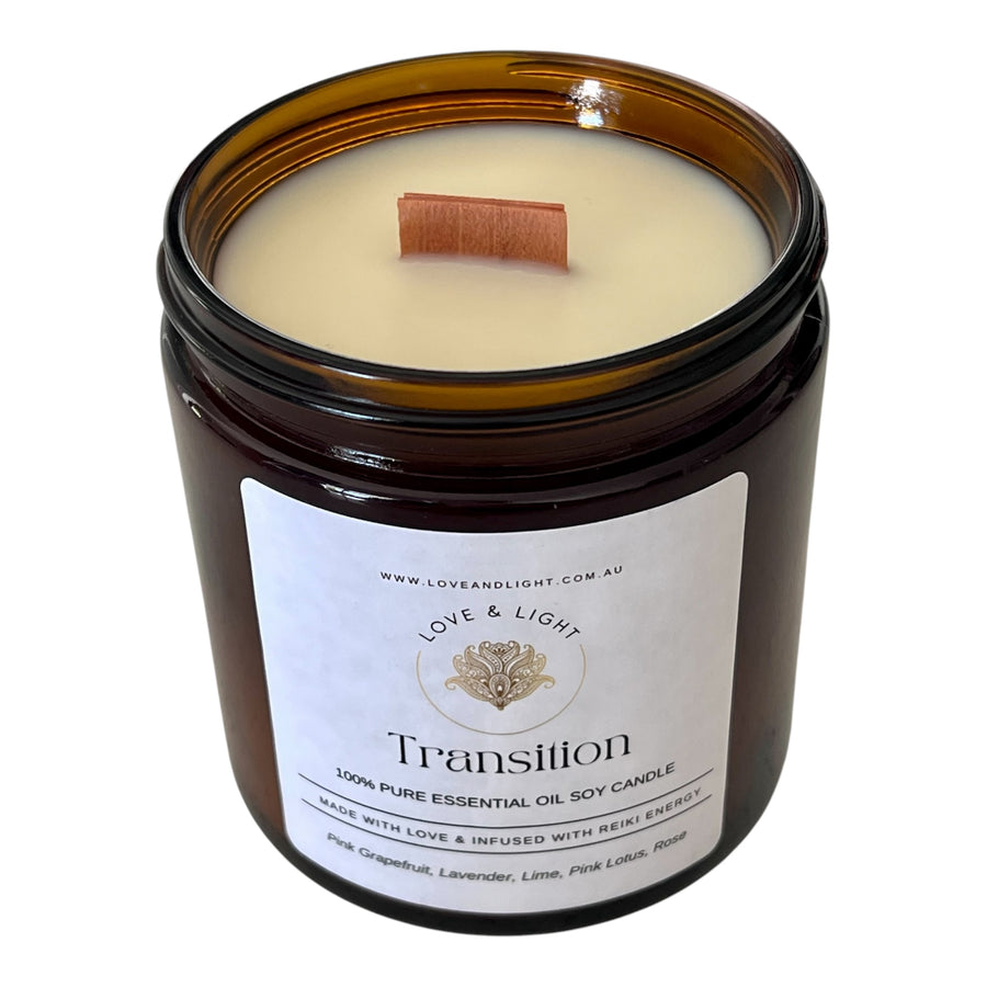 Wood Wick Pure Essential Oil Soy Candles
