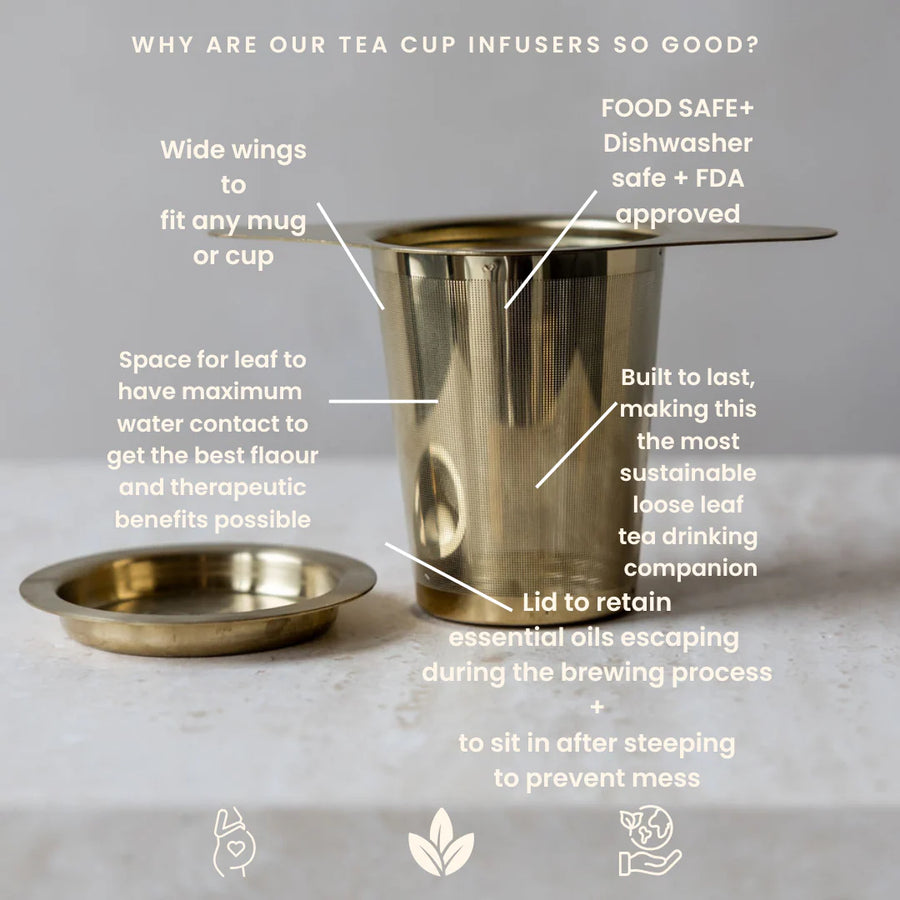 Heart Therapeutics - Tea Cup Infuser - Love & Light