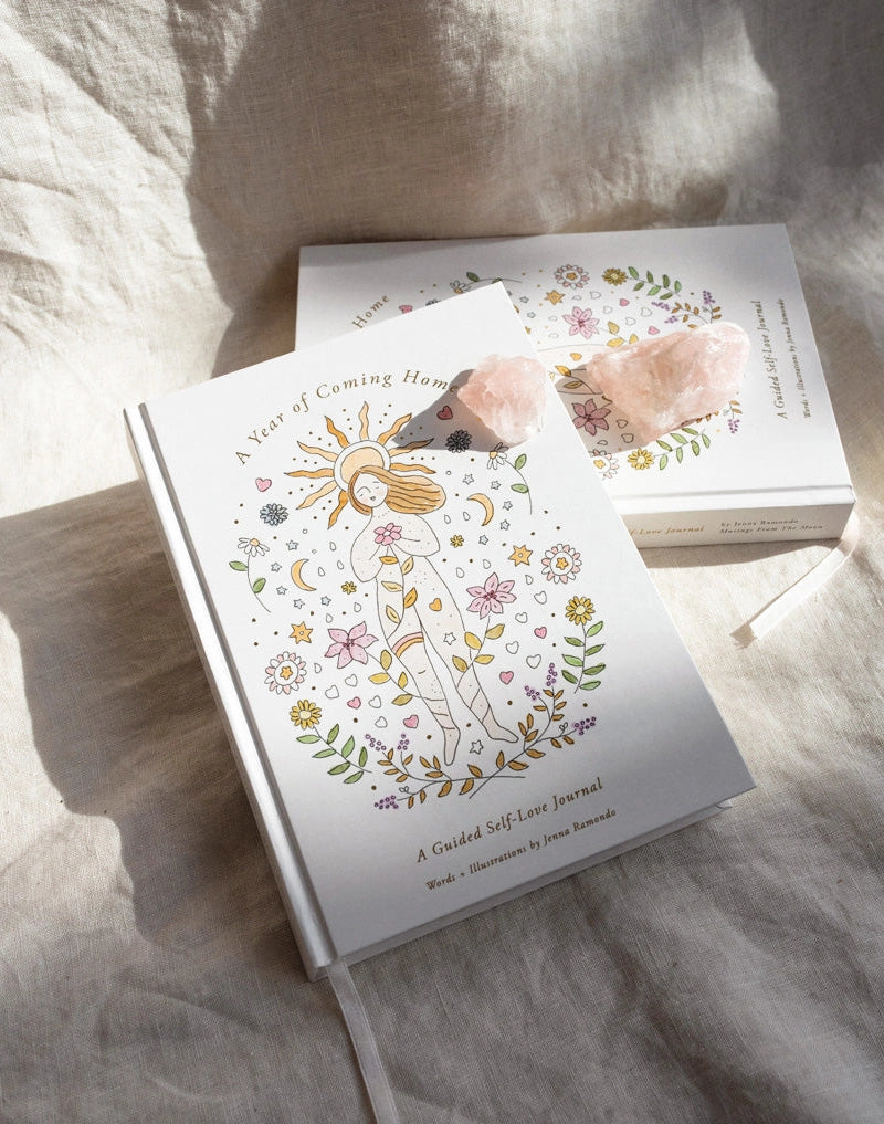 'A Year of Coming Home' Guided Self-Love Journal - Love & Light