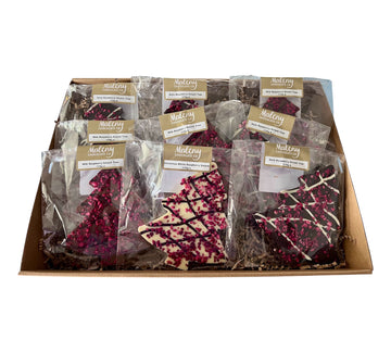 MALENY CHOCOLATE CO. Raspberry Smash Christmas Tree 115g - Love & Light
