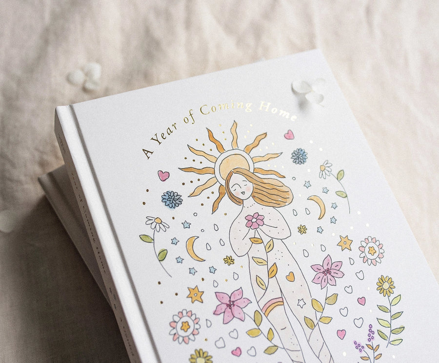 'A Year of Coming Home' Guided Self-Love Journal - Love & Light