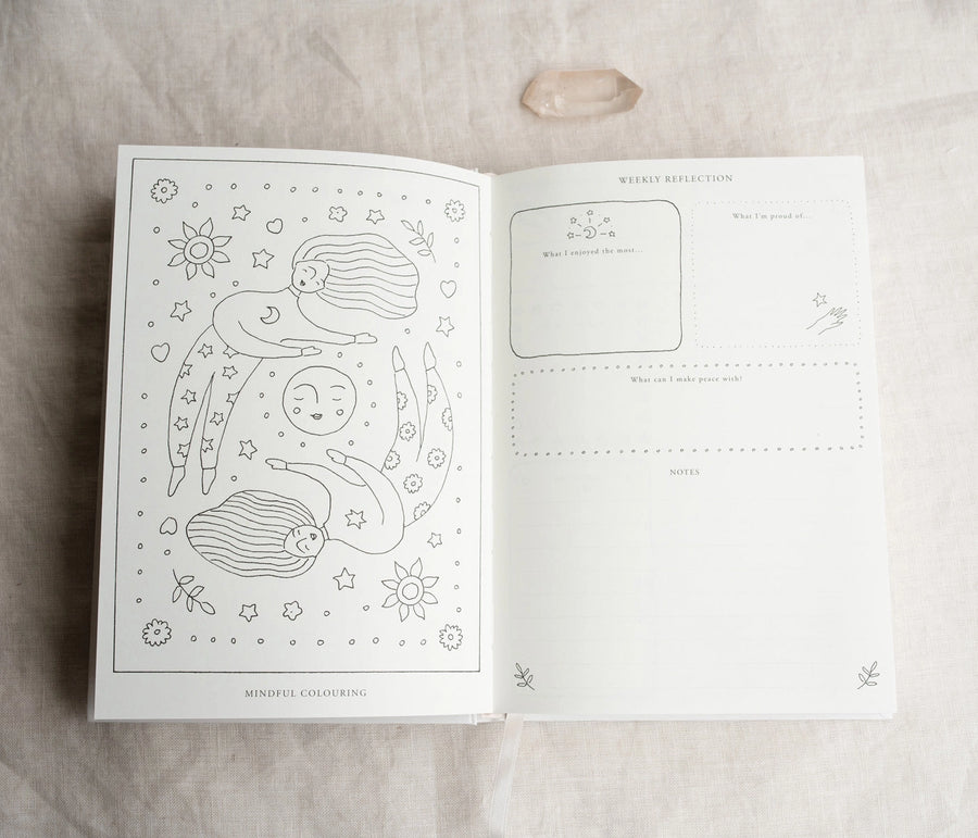 'A Year of Coming Home' Guided Self-Love Journal - Love & Light