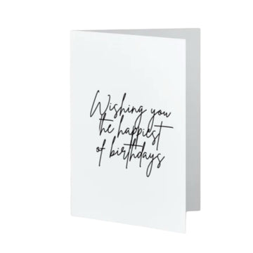 Wishing you the happiest of birthdays