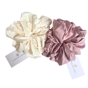 Luxe Oversized Scrunchie - Love & Light