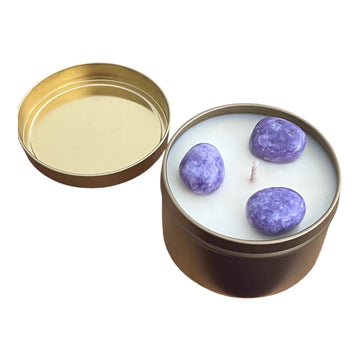 100% Pure Essential Oil Crystal Soy Candles - Love & Light
