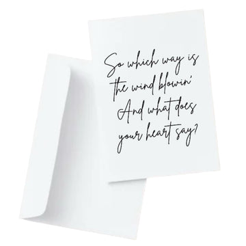 What does your heart say?
