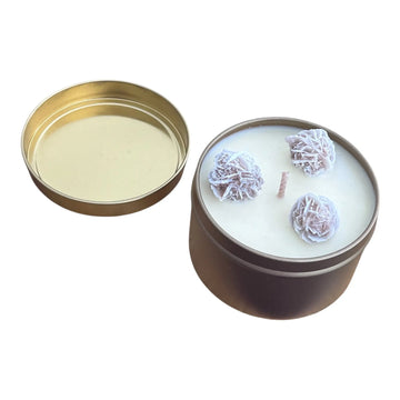 100% Pure Essential Oil Crystal Soy Candles - Love & Light