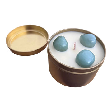 100% Pure Essential Oil Crystal Soy Candles - Love & Light