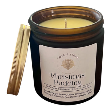 Christmas Pudding Candle - Love & Light