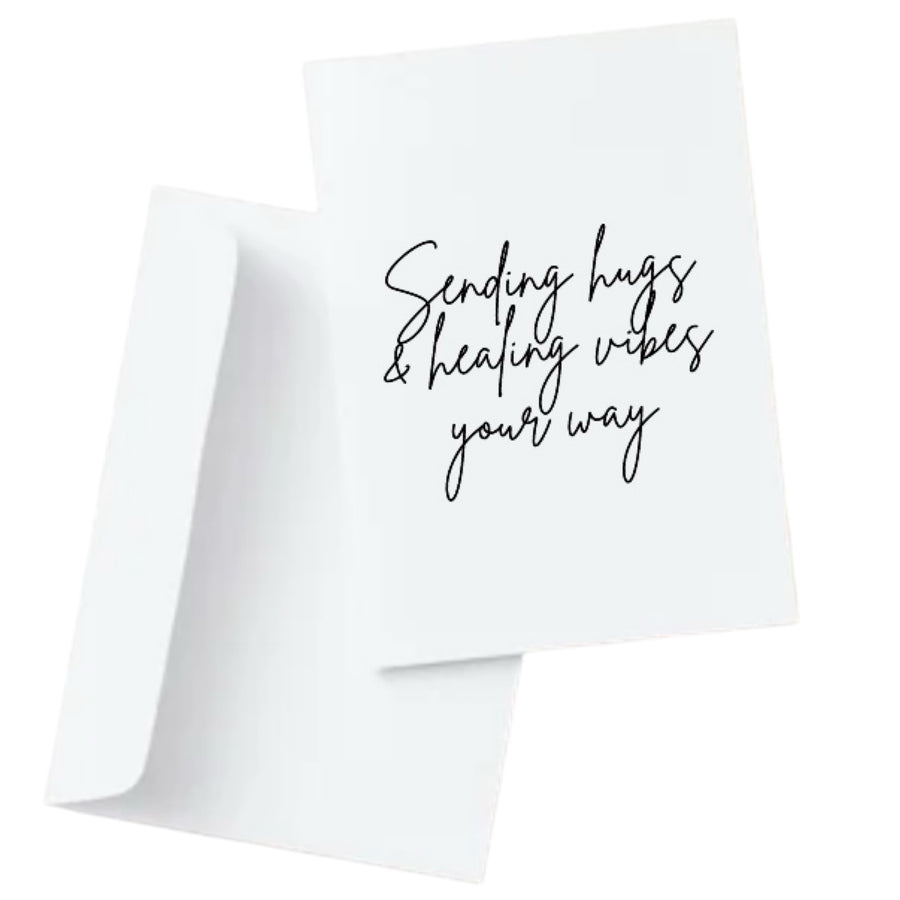 Sending hugs & healing vibes your way