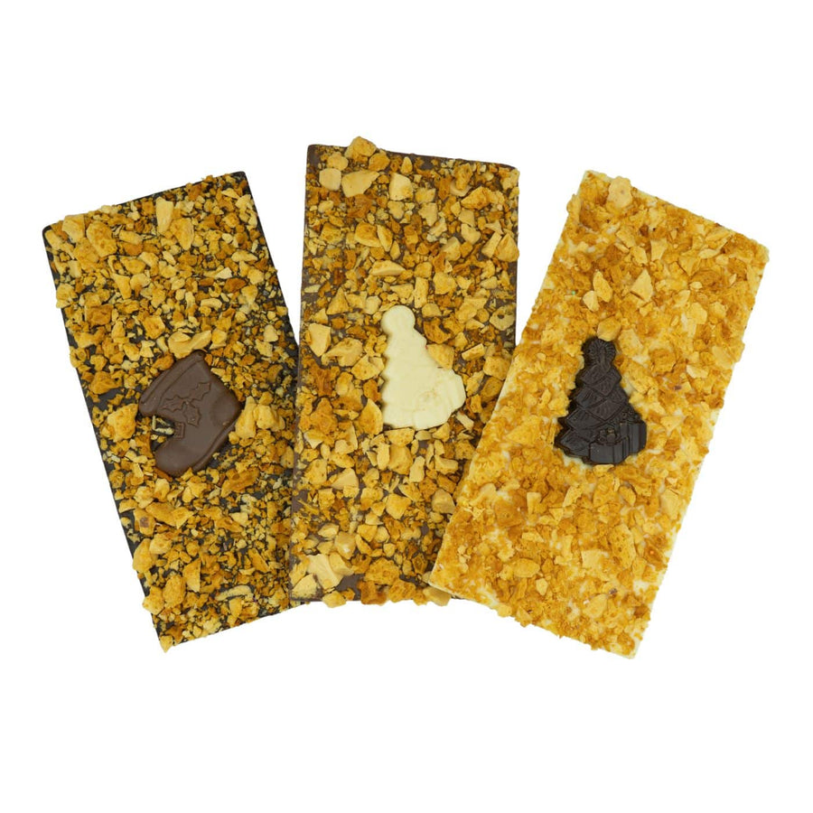 MALENY CHOCOLATE CO. Chocolate Honeycomb - Christmas 110g - Love & Light