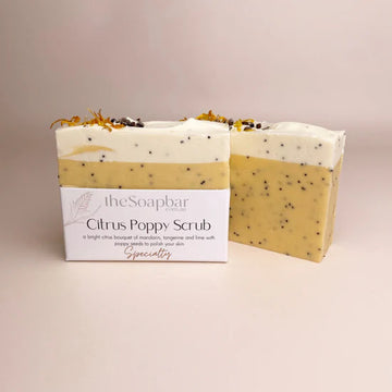 Citrus Poppy Scrub Bar - Love & Light