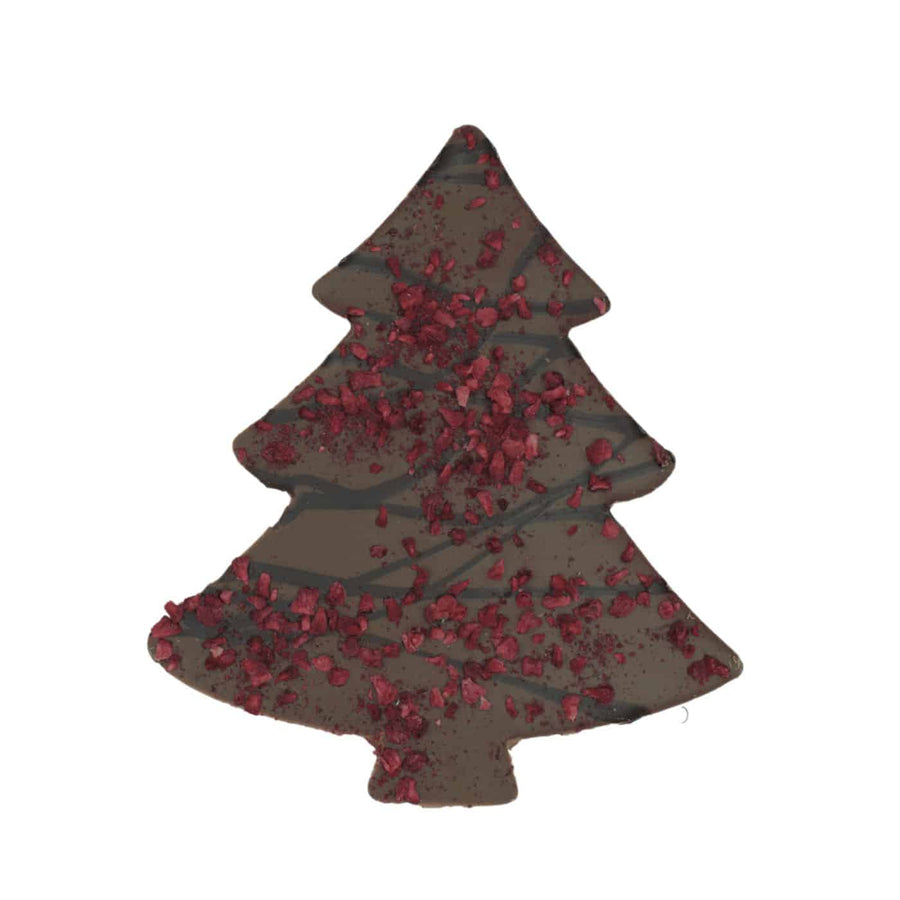 MALENY CHOCOLATE CO. Raspberry Smash Christmas Tree 115g - Love & Light