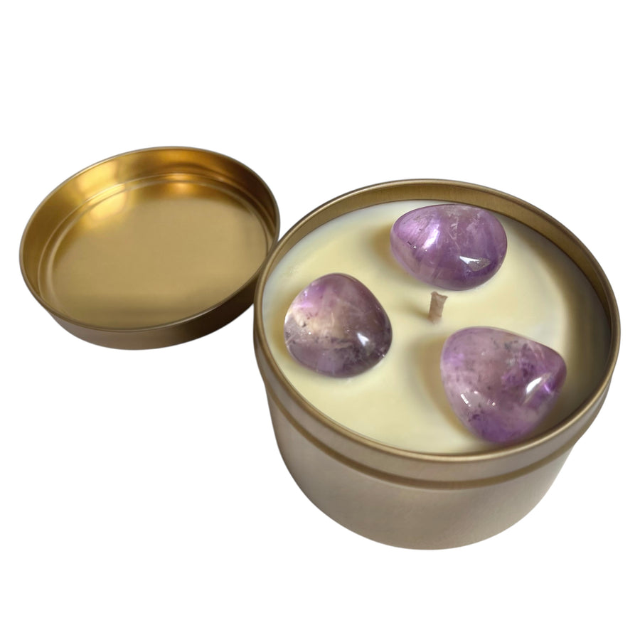 Pure Essential Oil Crystal Candles - Love & Light