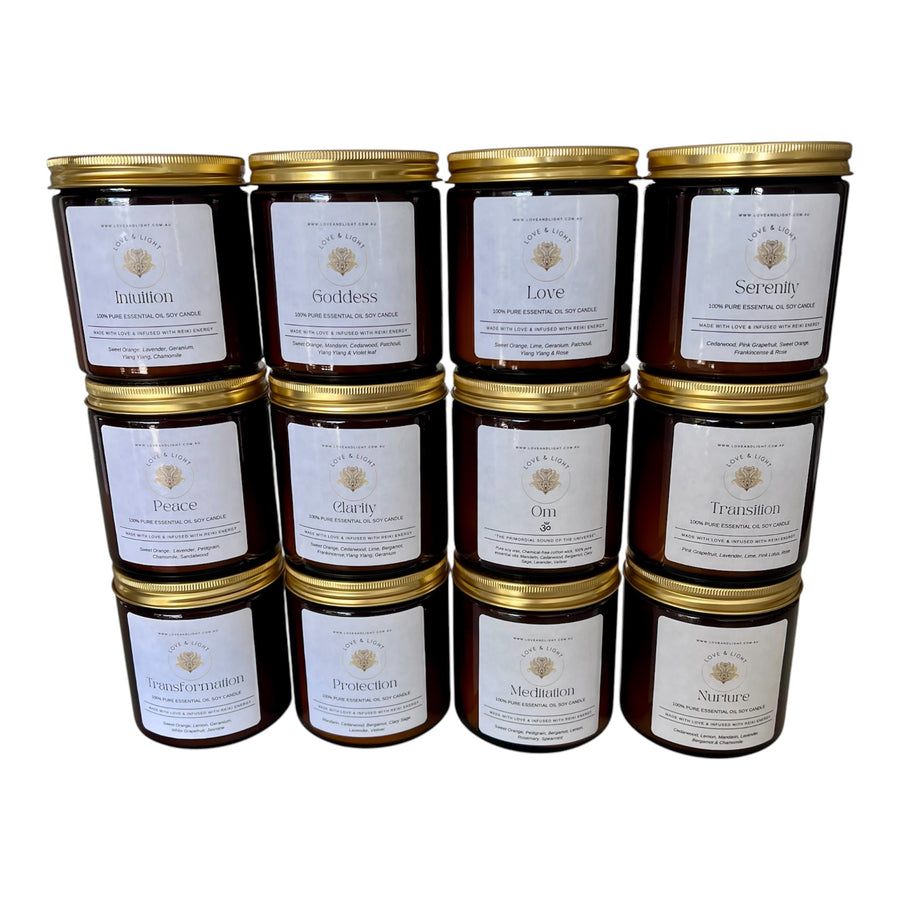 Wood Wick Pure Essential Oil Soy Candles