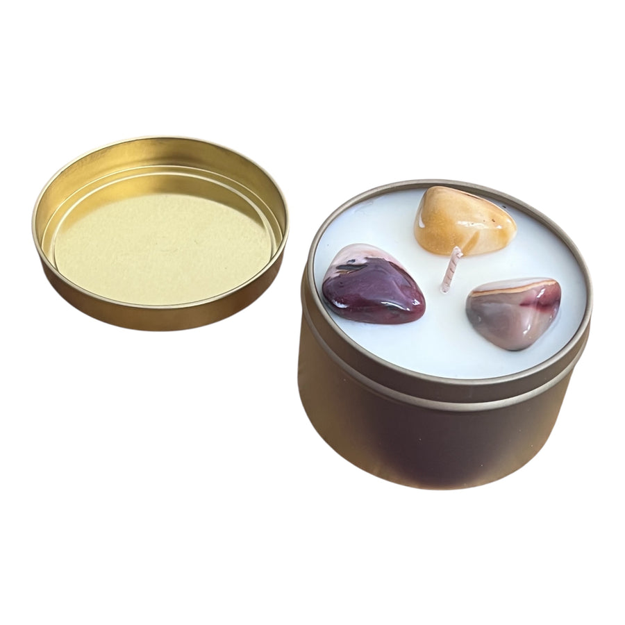 100% Pure Essential Oil Crystal Soy Candles - Love & Light